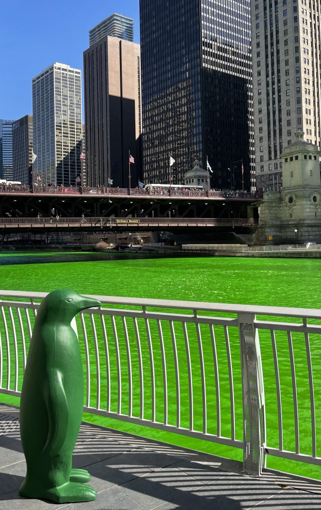 Evergreen Penguin by Green River in Chicago